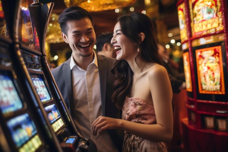 Pengguna dewasa membaca promosi mobile